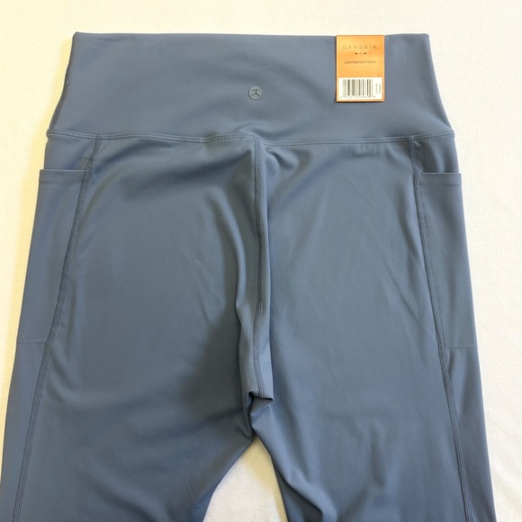 Danskin Women's Lightweight Tights Leggings, Pockets, Blue, XXL NWT - Picture 9 of 16